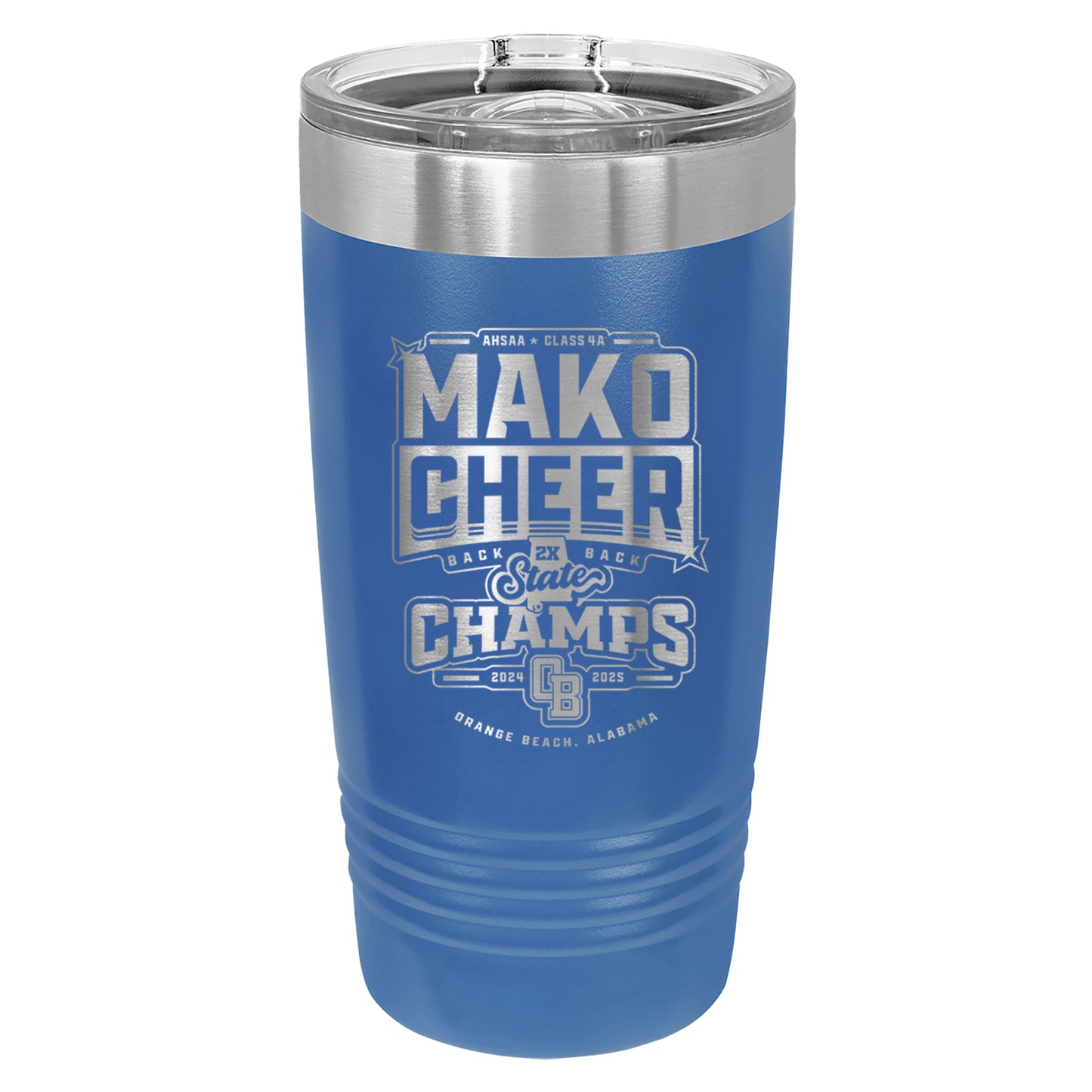 Mako Cheer State Champion 20oz Tumbler
