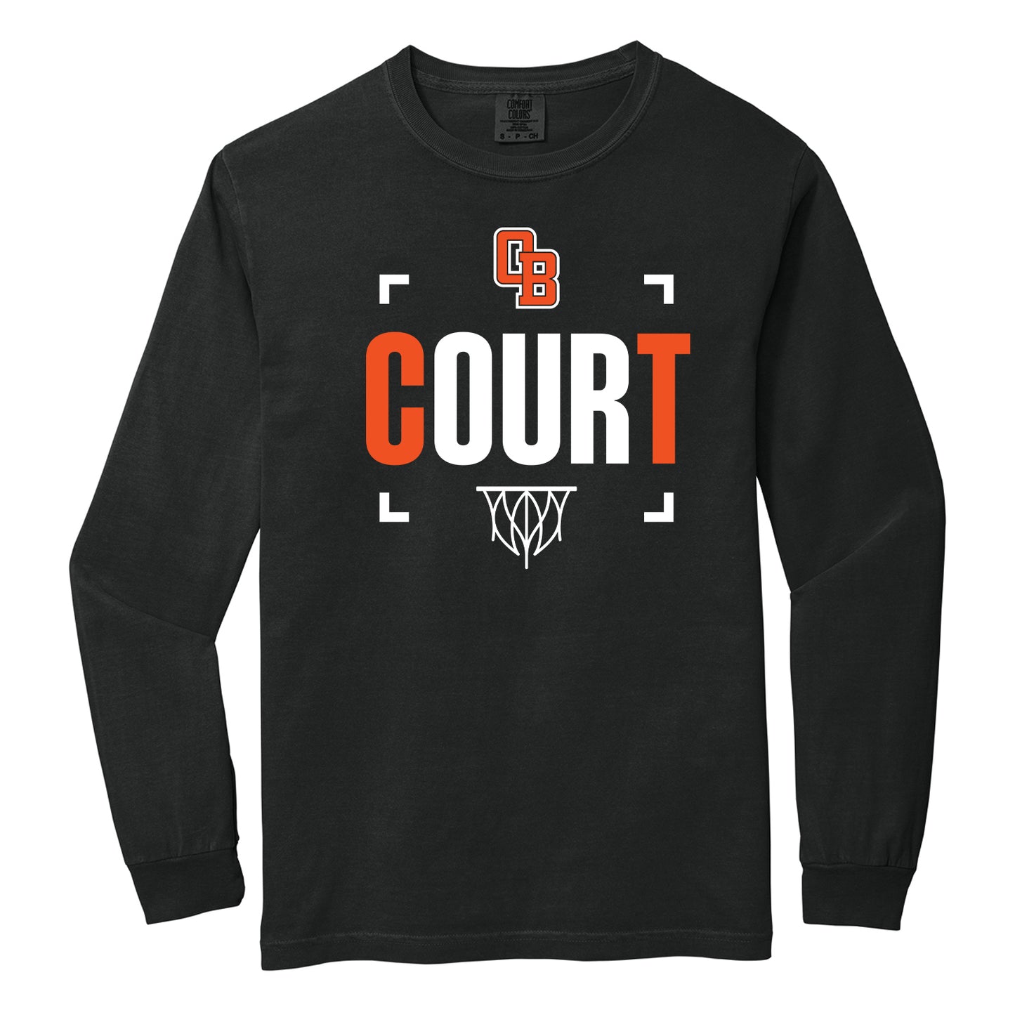 Our Court Basketball Comfort Colors Tee