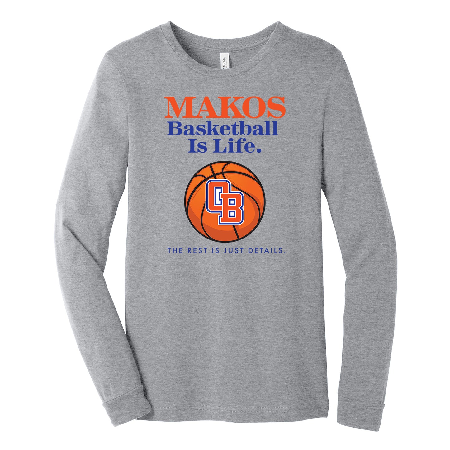 Basketball Is Life Bella Canva Tee