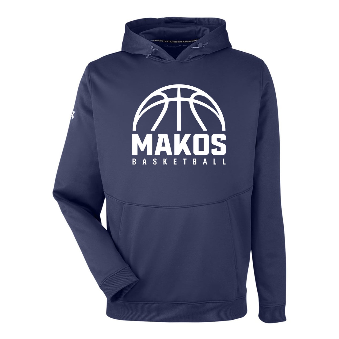 Makos Basketball GameTime Under Armour Hoodie