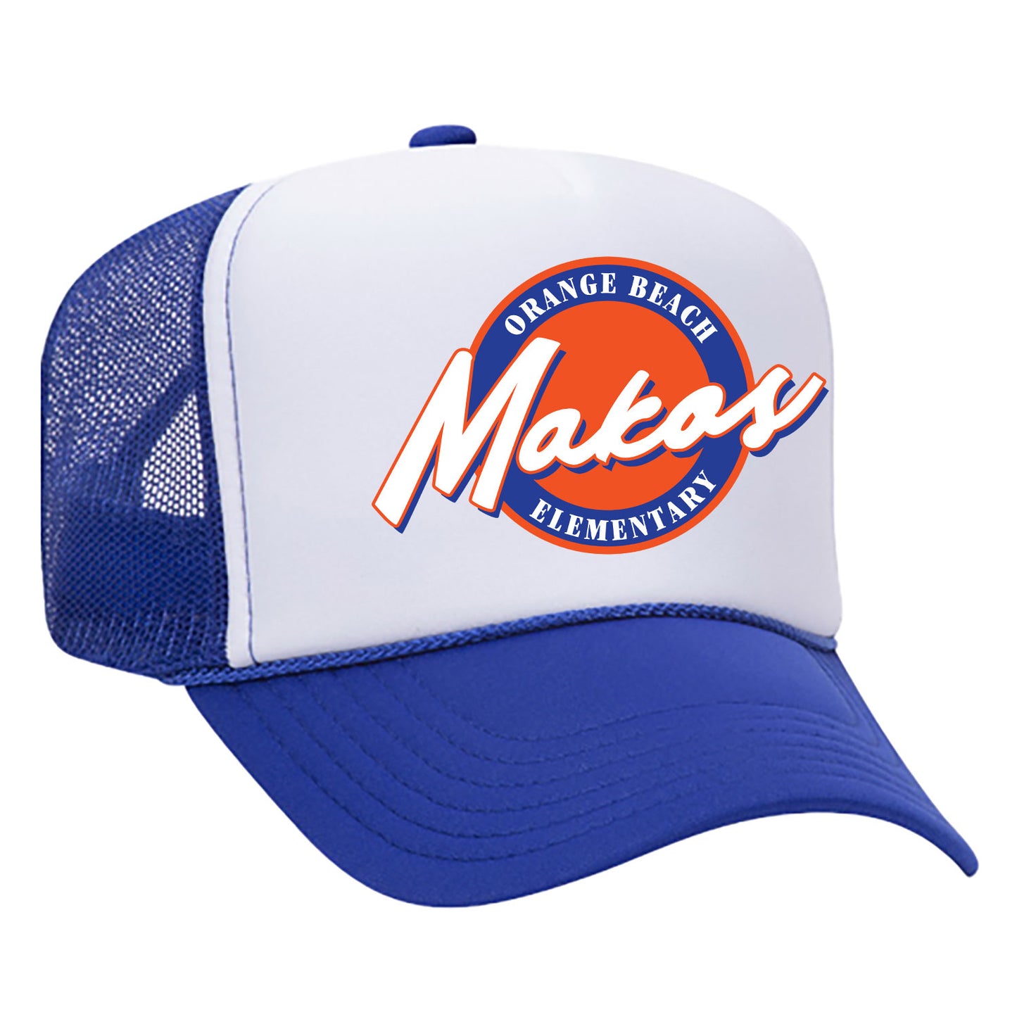 Makos Retro Script Trucker Hat