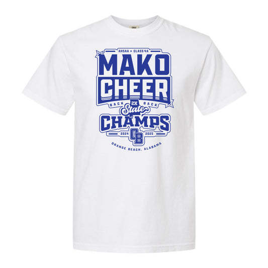 Mako Cheer State Champion Tee