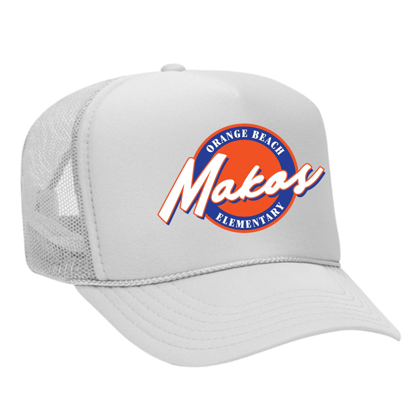 Makos Retro Script Trucker Hat