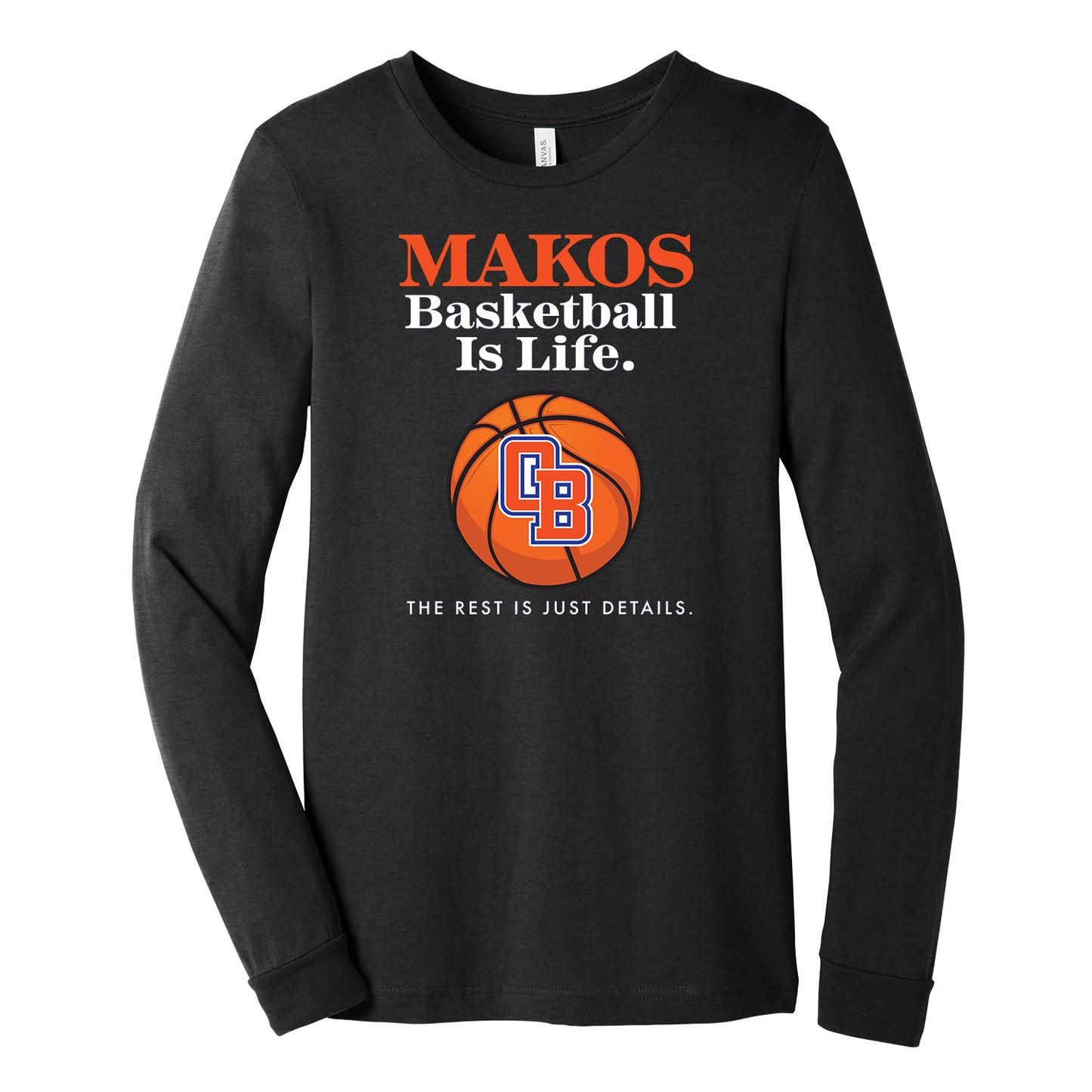 Basketball Is Life Bella Canva Tee