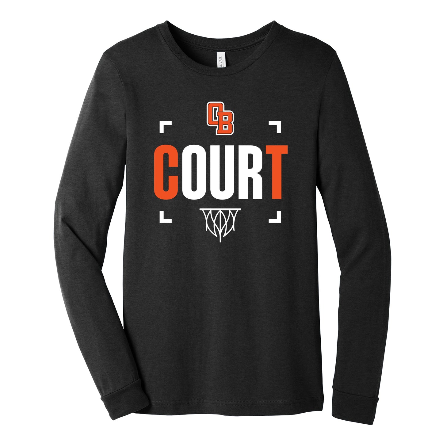 Our Court Basketball Bella Canva Tee
