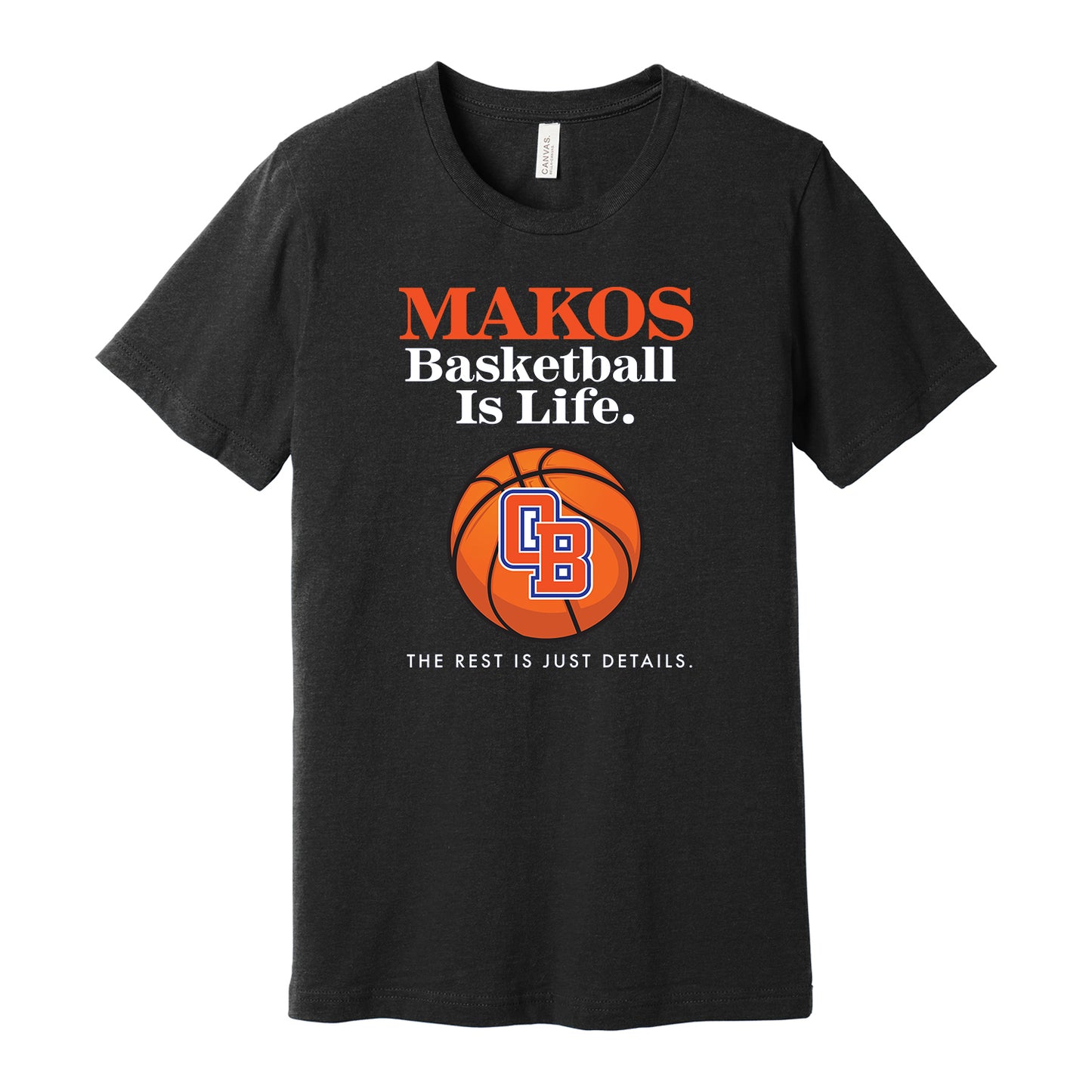 Basketball Is Life Bella Canva Tee