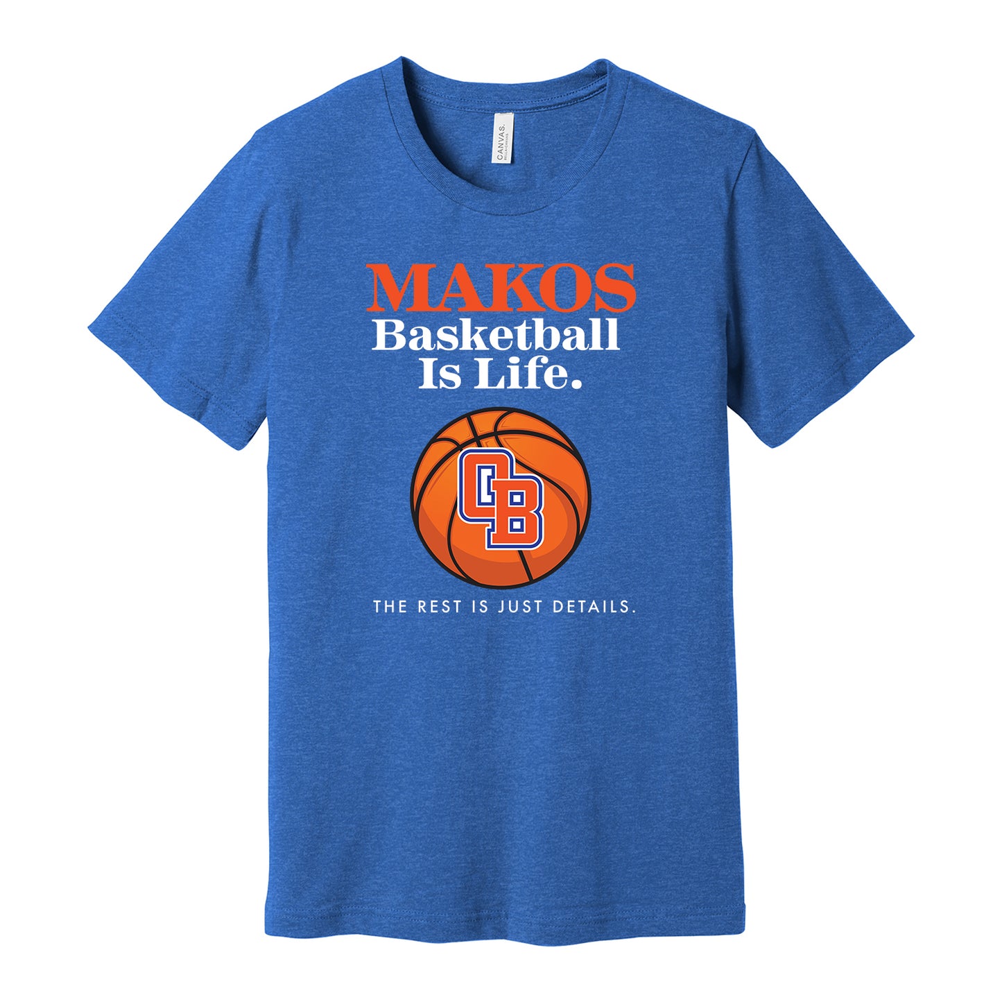Basketball Is Life Bella Canva Tee