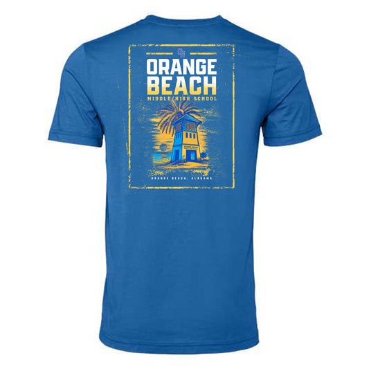 Charting The Course Tee Youth Royal - SALE