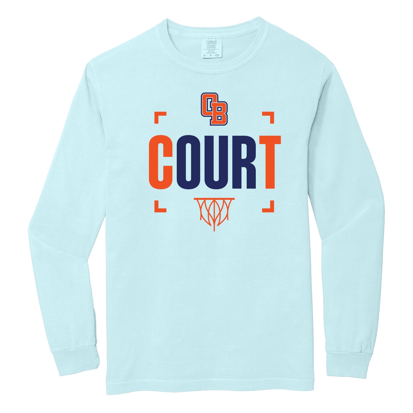 Our Court Basketball Comfort Colors Tee