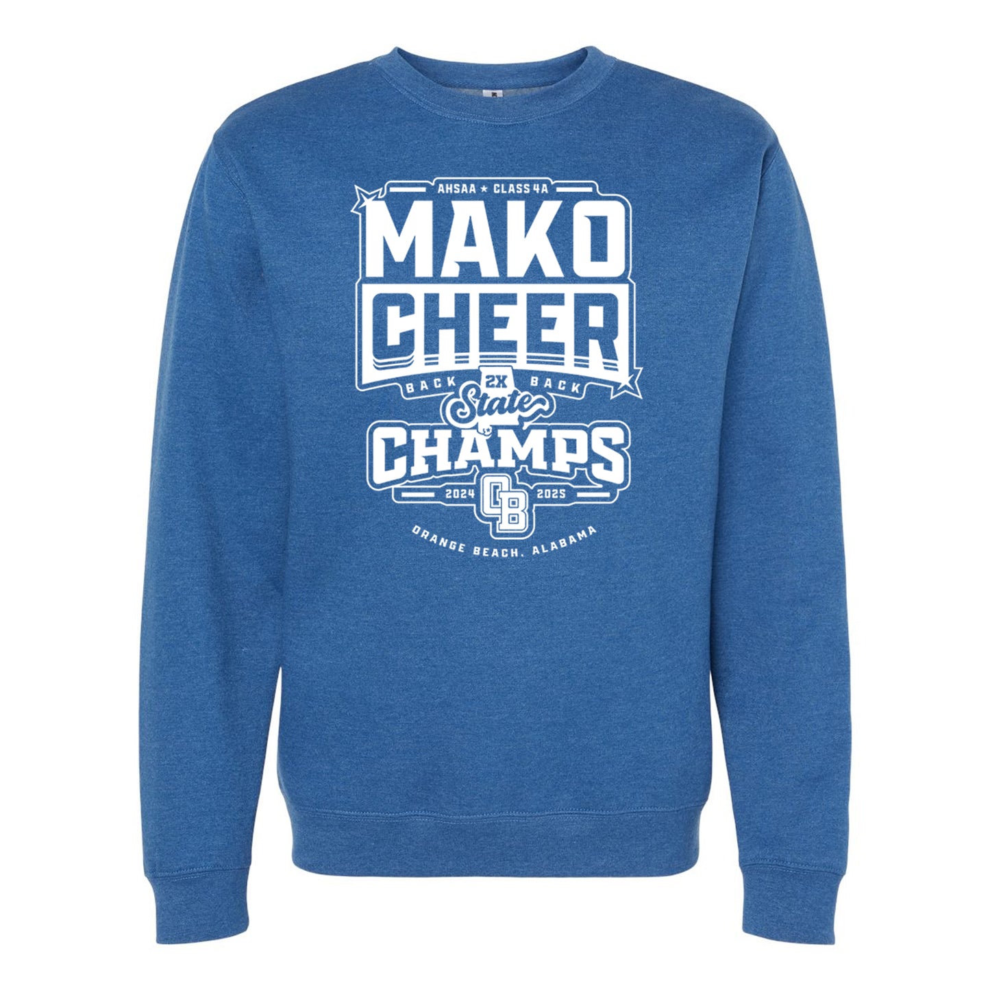 Mako Cheer State Champion Crewneck Sweatshirt