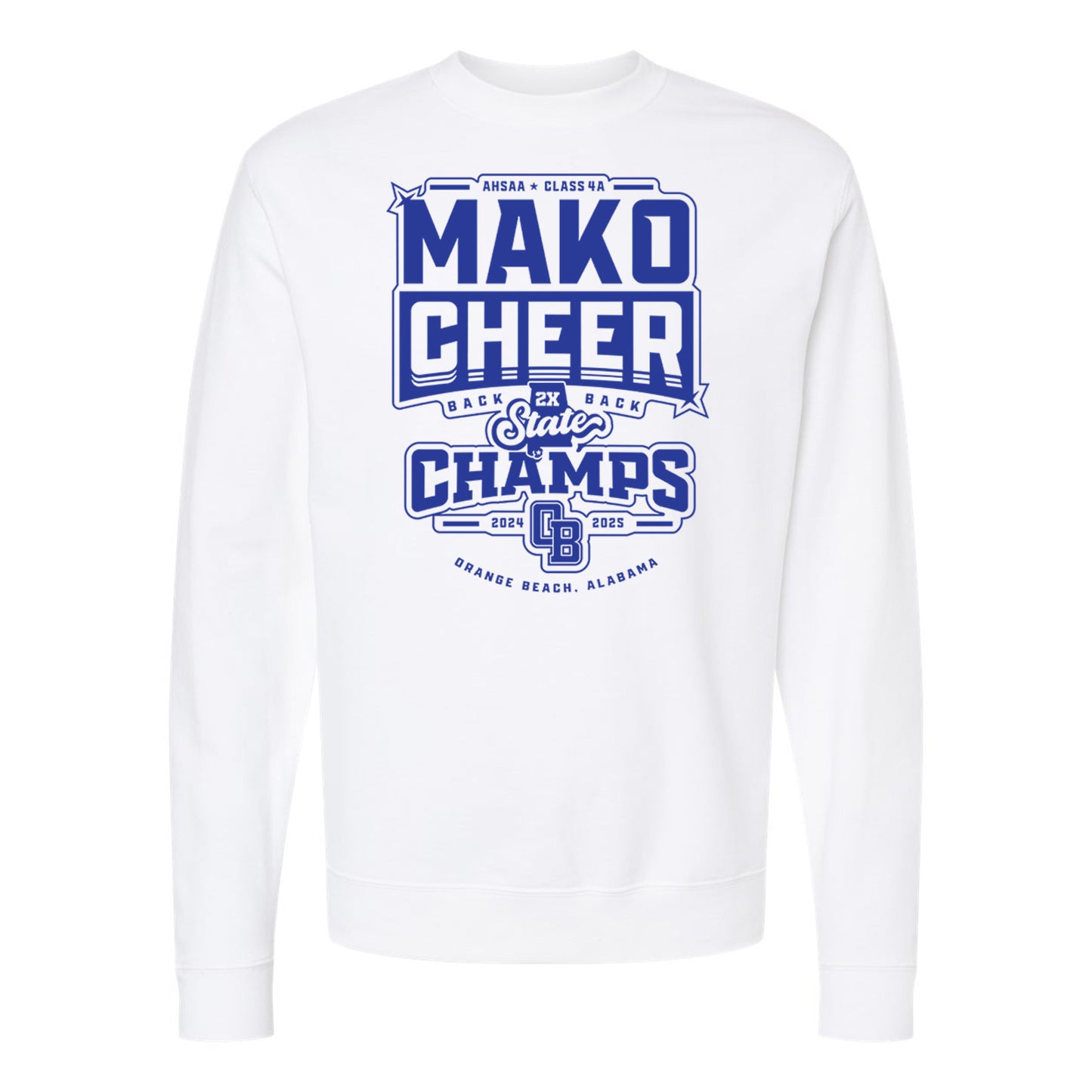 Mako Cheer State Champion Crewneck Sweatshirt