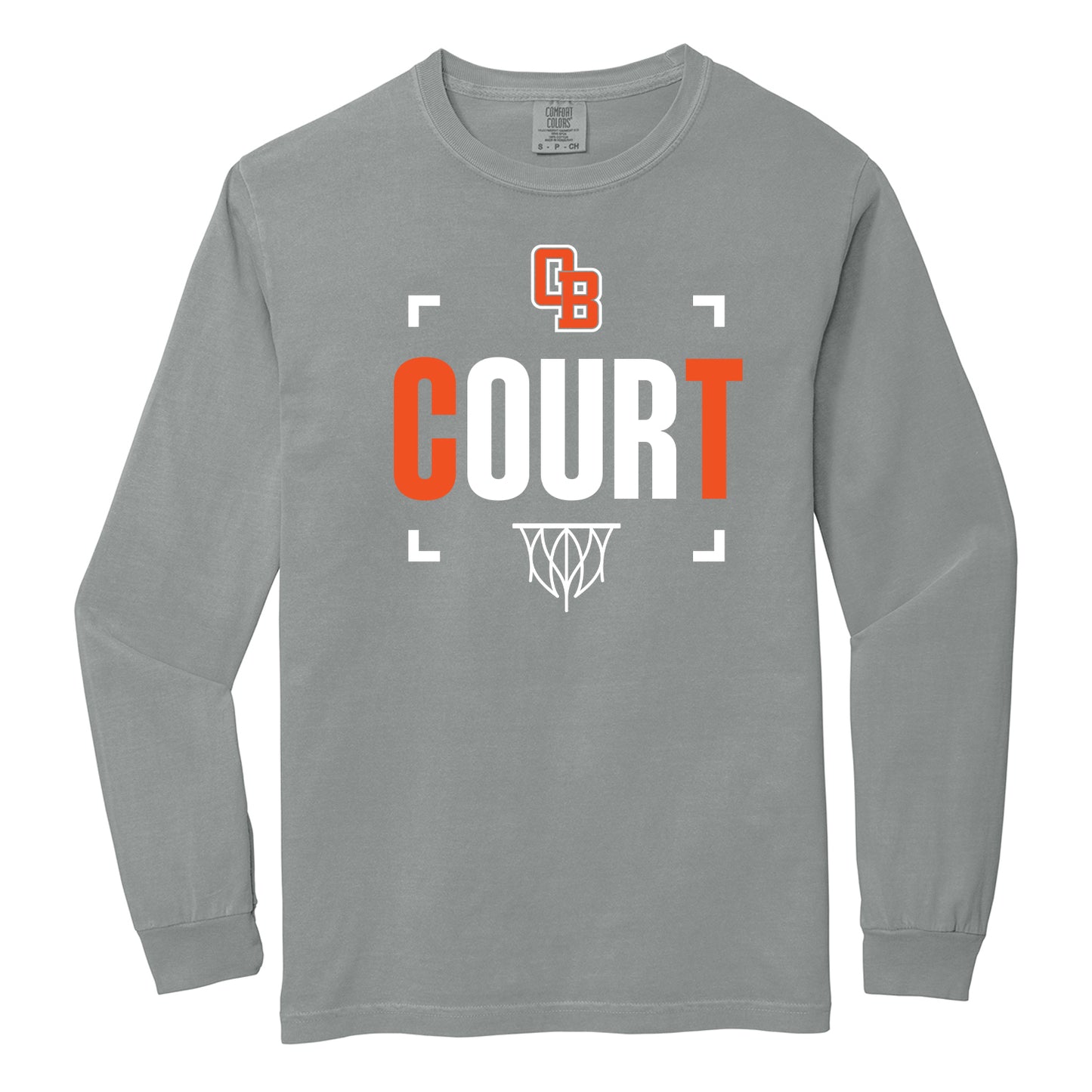 Our Court Basketball Comfort Colors Tee