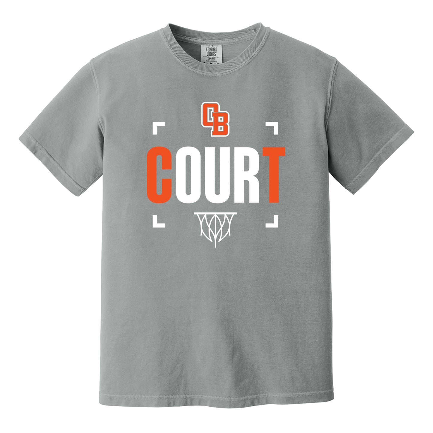 Our Court Basketball Comfort Colors Tee
