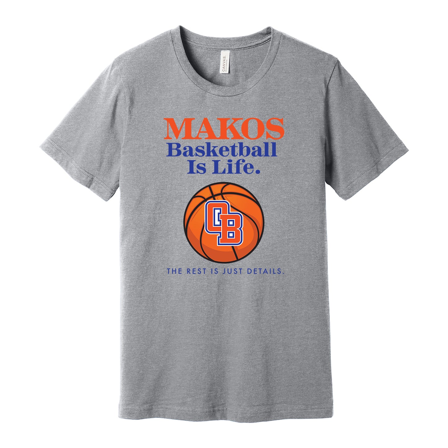 Basketball Is Life Bella Canva Tee