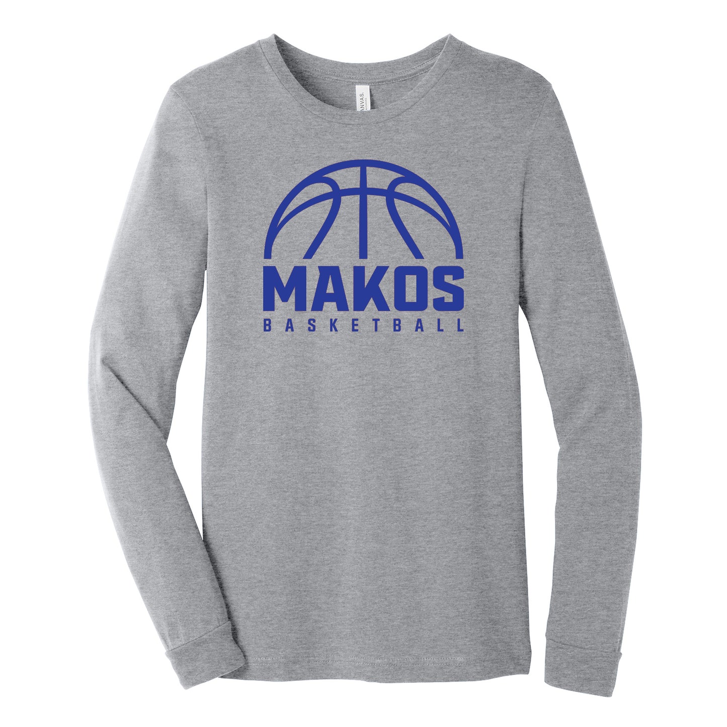 Makos Basketball GameTime Bella Canva Tee
