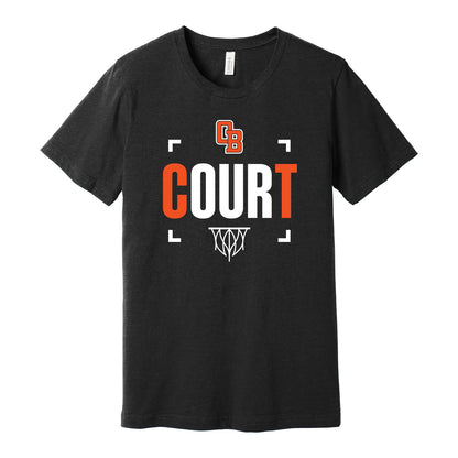 Our Court Basketball Bella Canva Tee