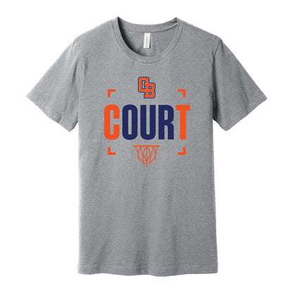 Our Court Basketball Bella Canva Tee