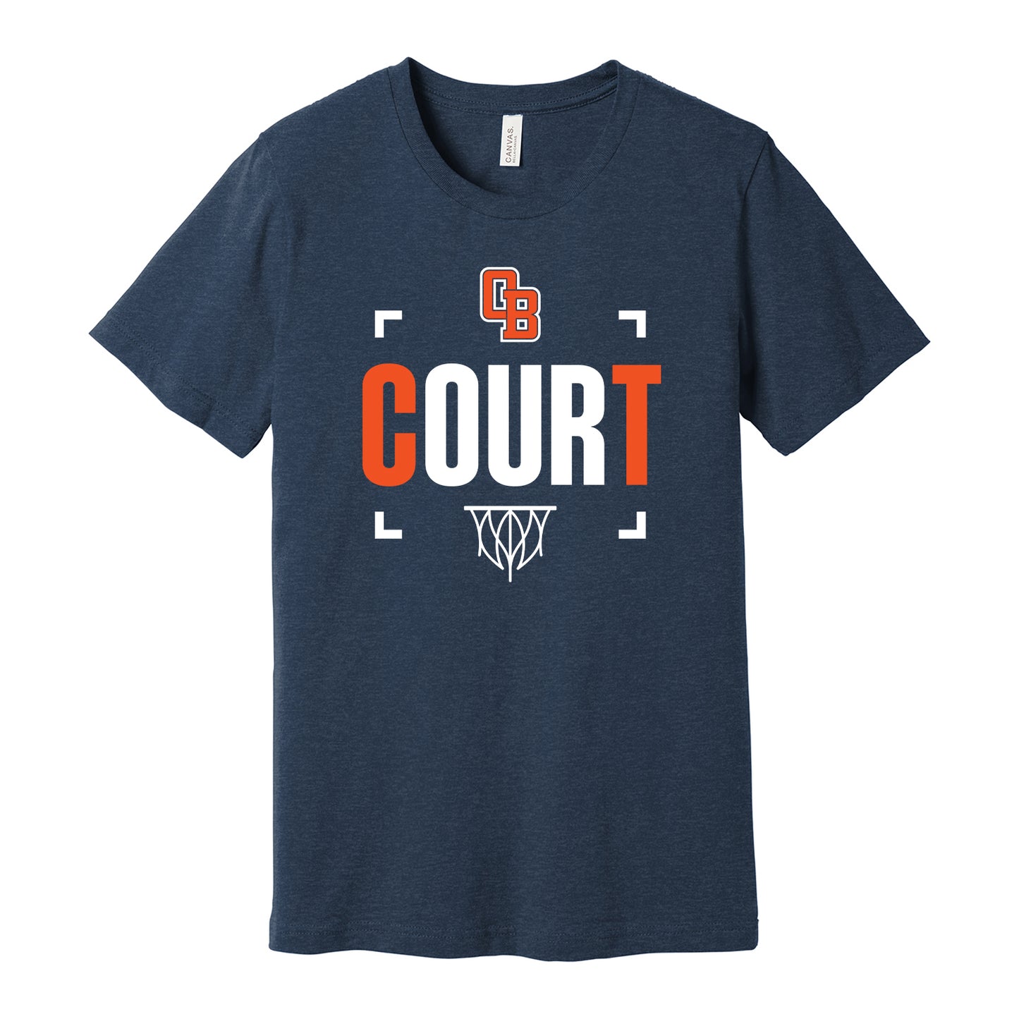 Our Court Basketball Bella Canva Tee