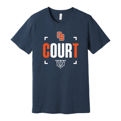Our Court Basketball Bella Canva Tee