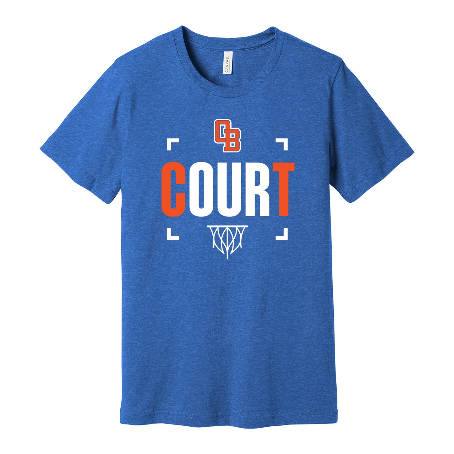 Our Court Basketball Bella Canva Tee