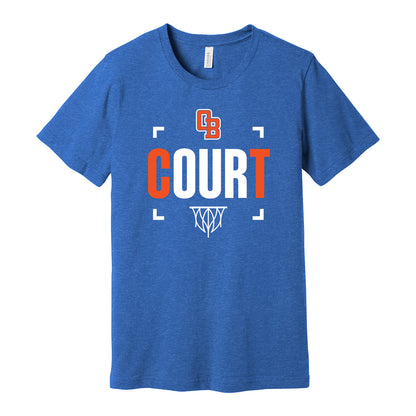 Our Court Basketball Bella Canva Tee
