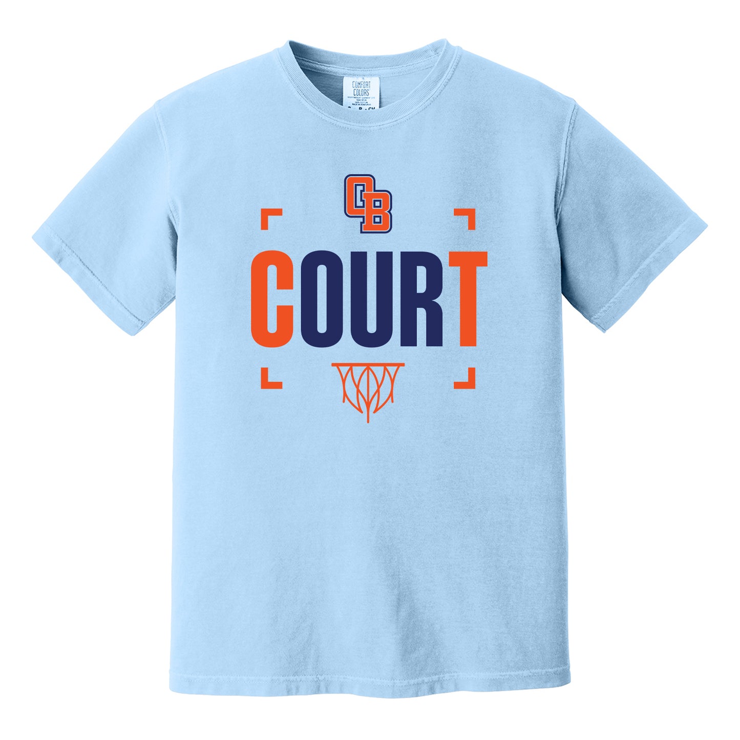Our Court Basketball Comfort Colors Tee