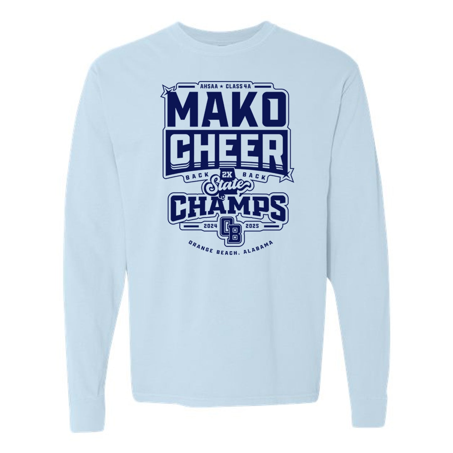 Mako Cheer State Champion Tee