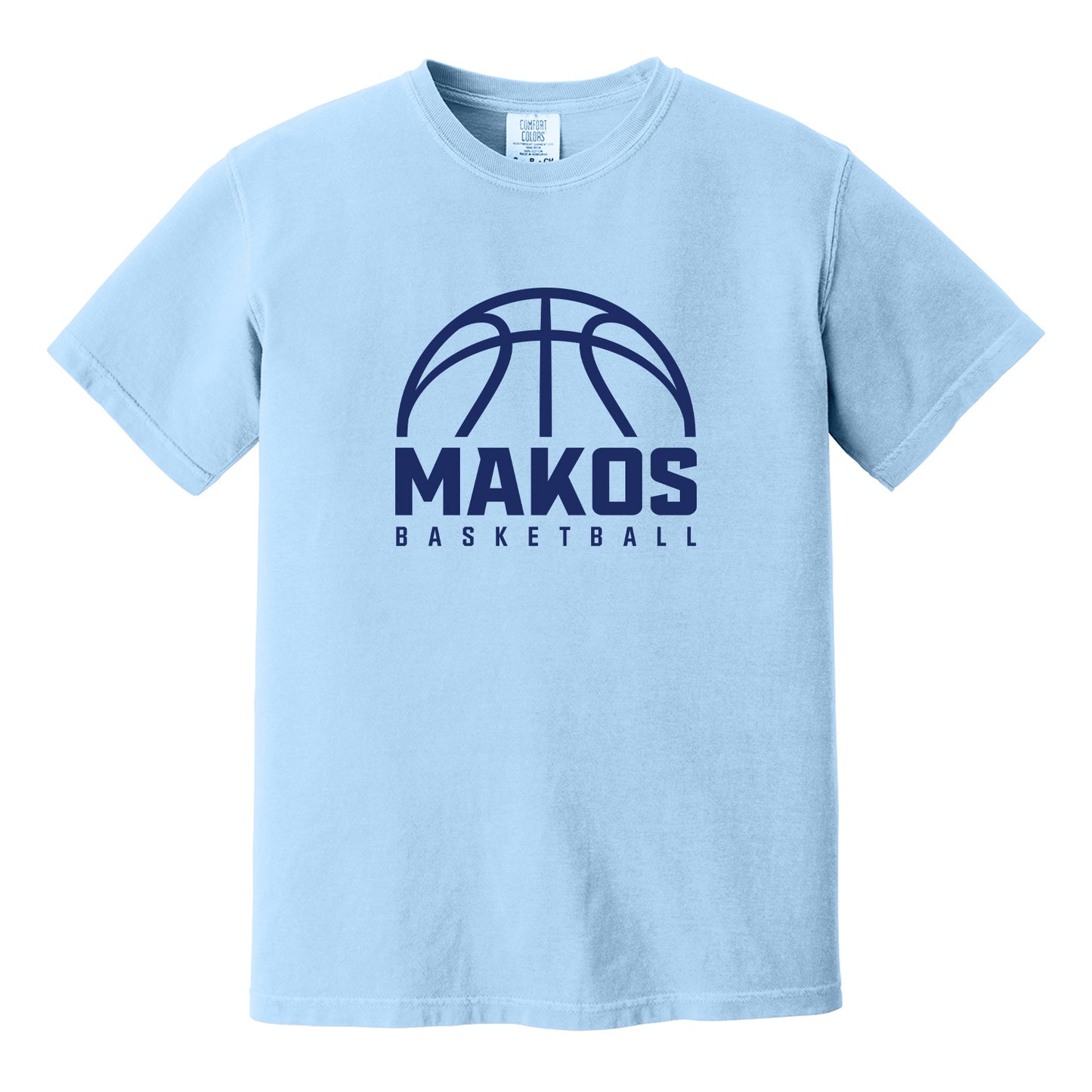 Makos Basketball GameTime Comfort Colors Tee