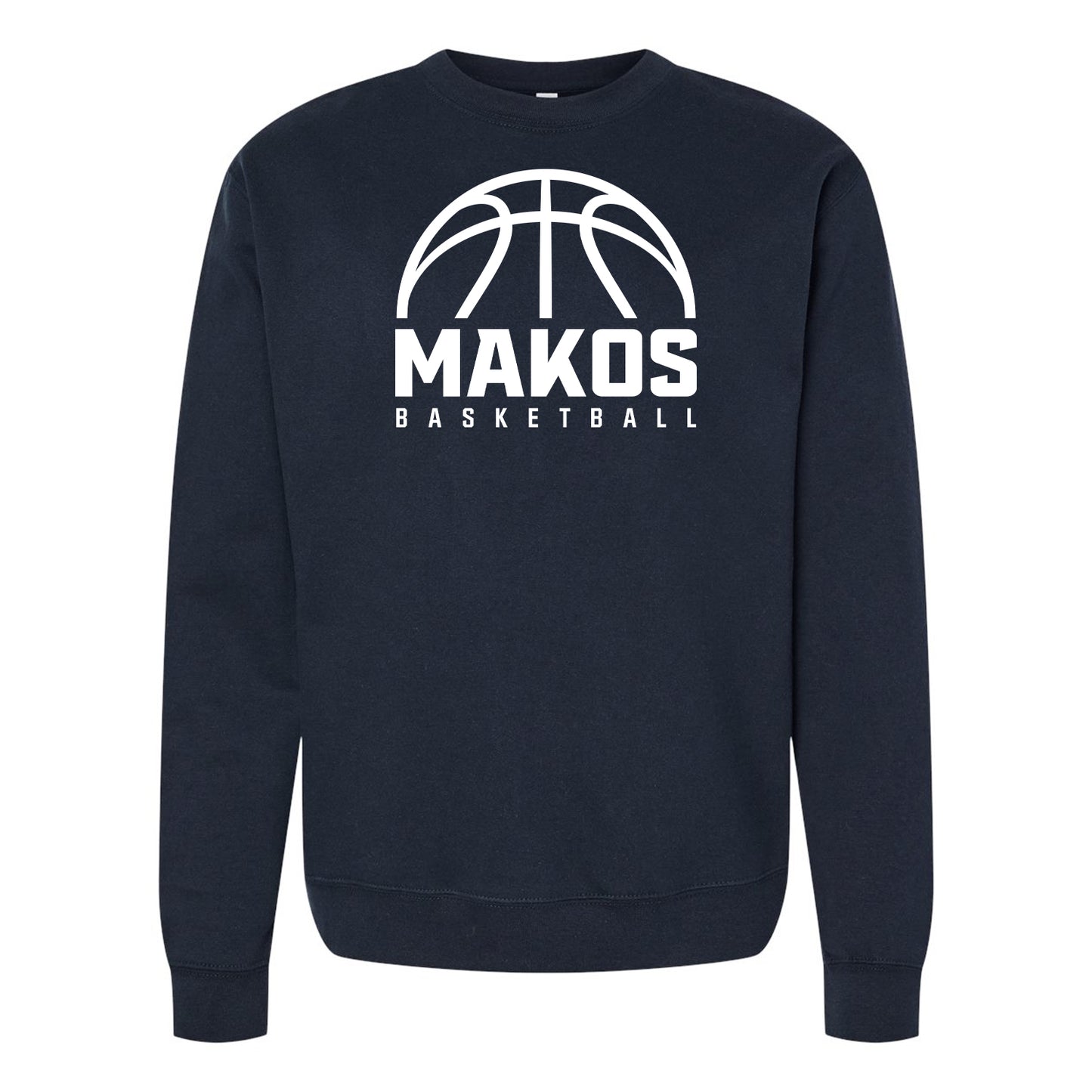 Makos Basketball GameTime Basketball Crewneck
