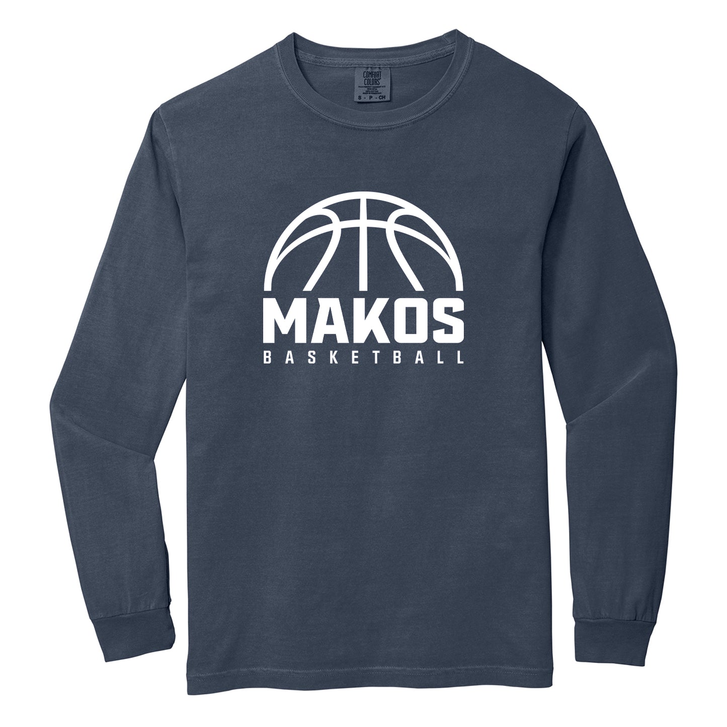 Makos Basketball GameTime Comfort Colors Tee