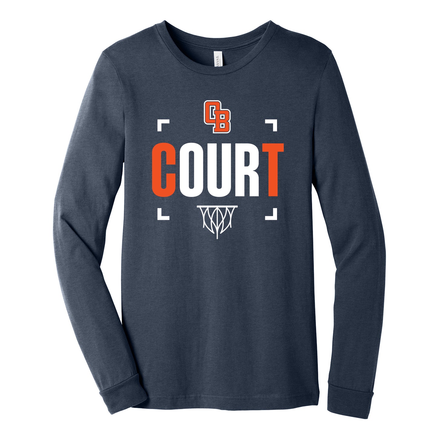 Our Court Basketball Bella Canva Tee