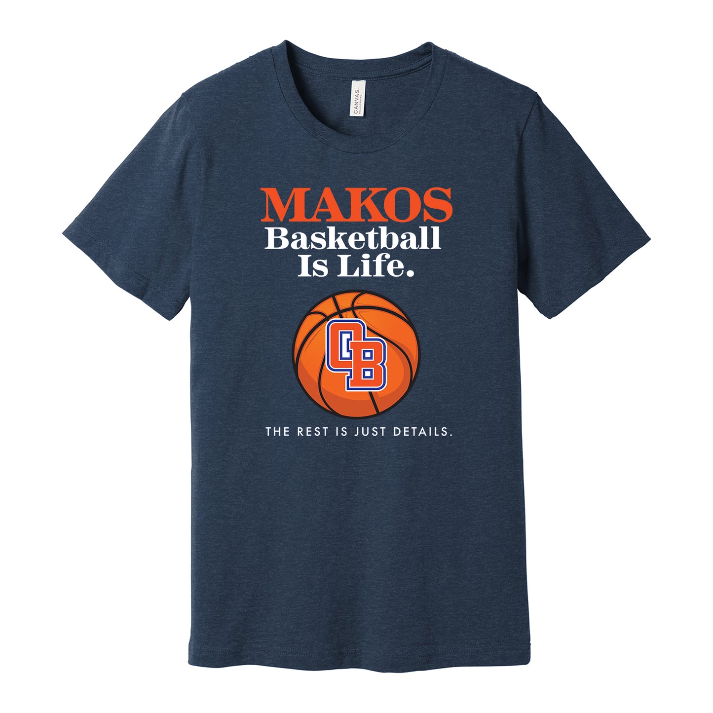 Basketball Is Life Bella Canva Tee
