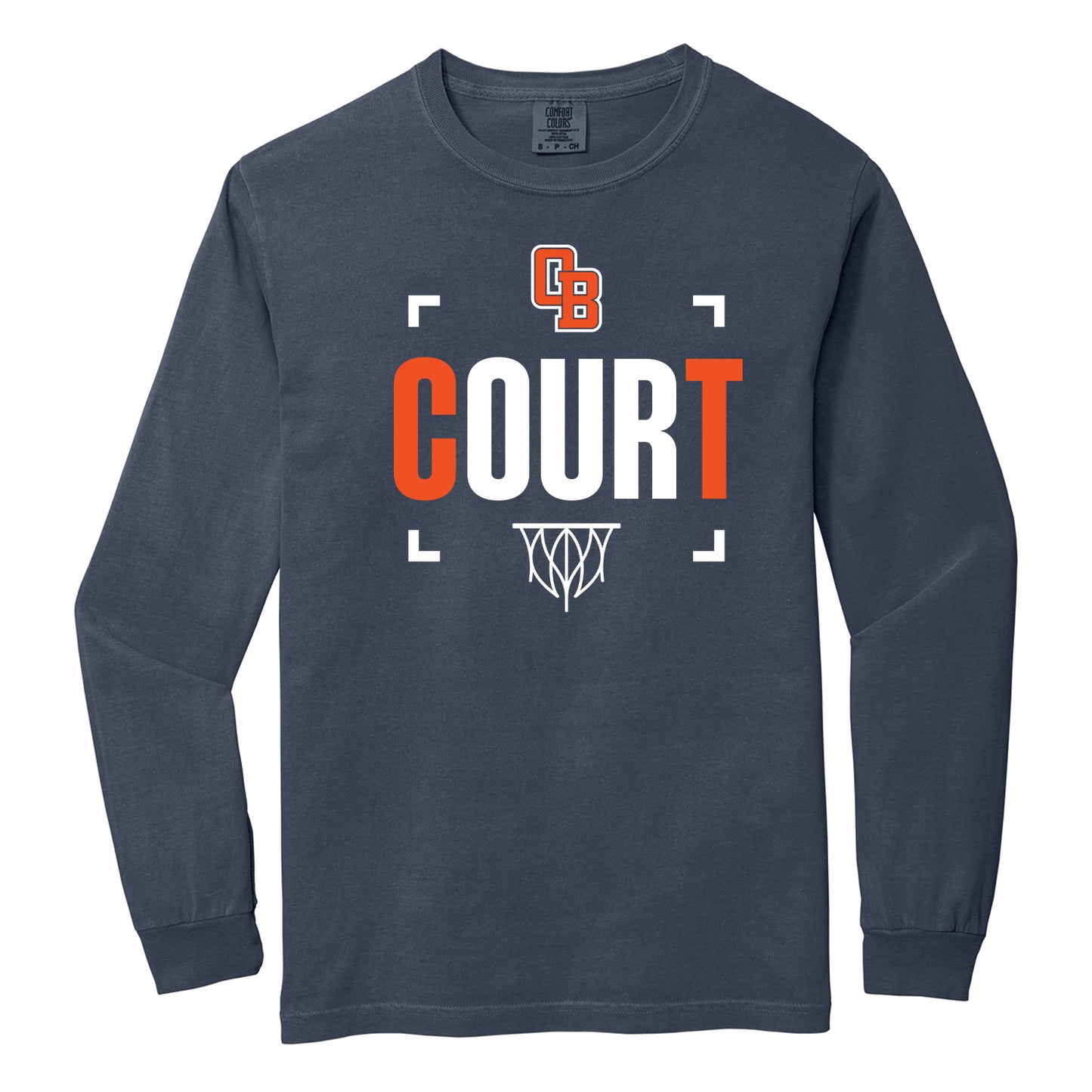 Our Court Basketball Comfort Colors Tee