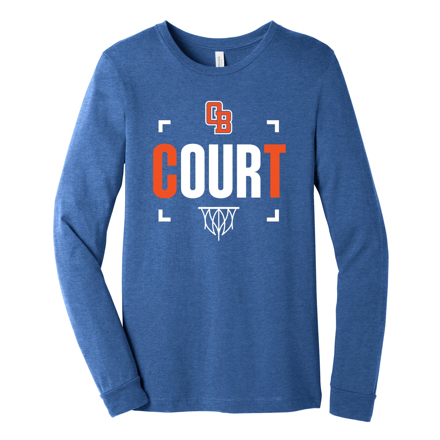 Our Court Basketball Bella Canva Tee