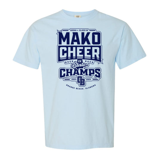 Mako Cheer State Champion Tee