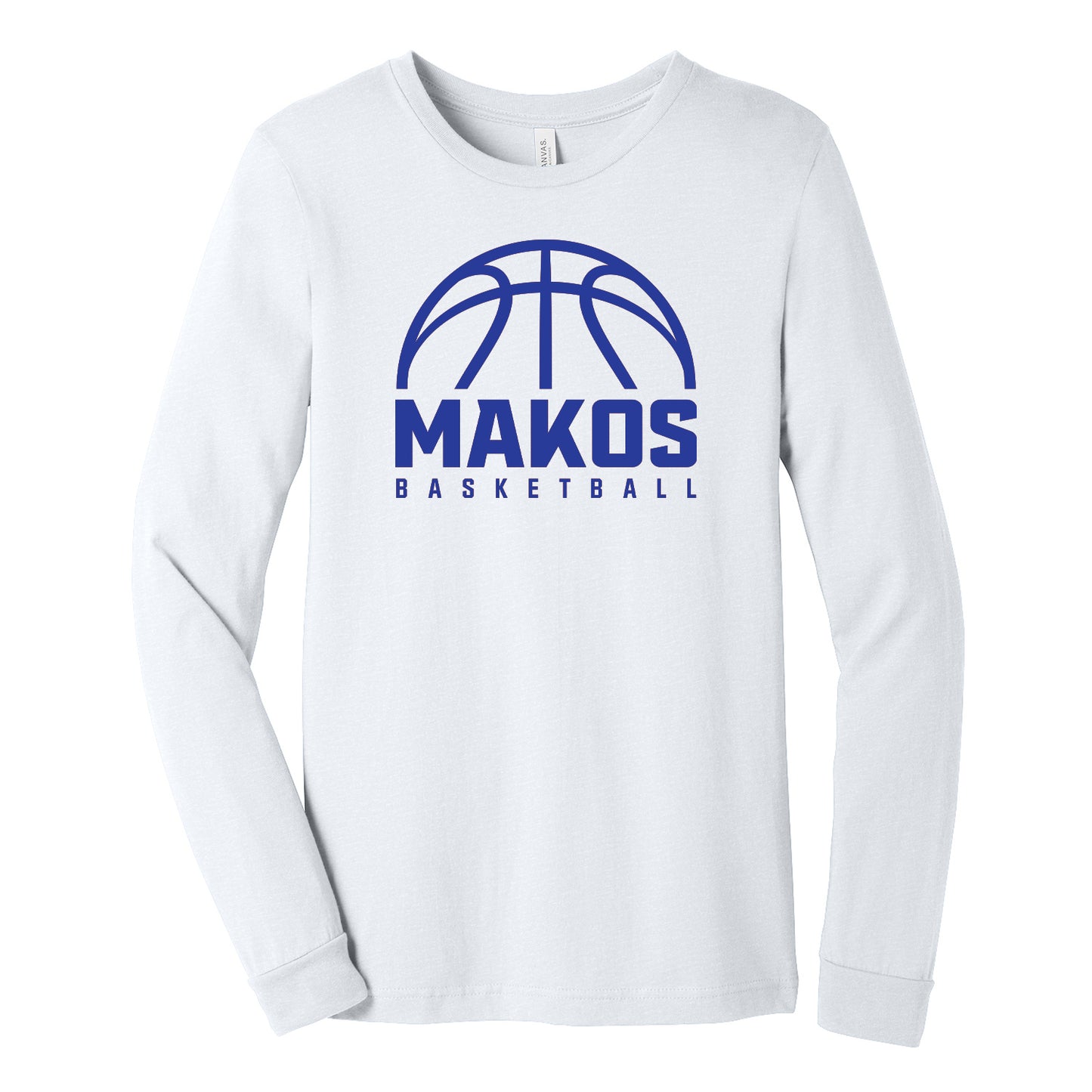 Makos Basketball GameTime Bella Canva Tee