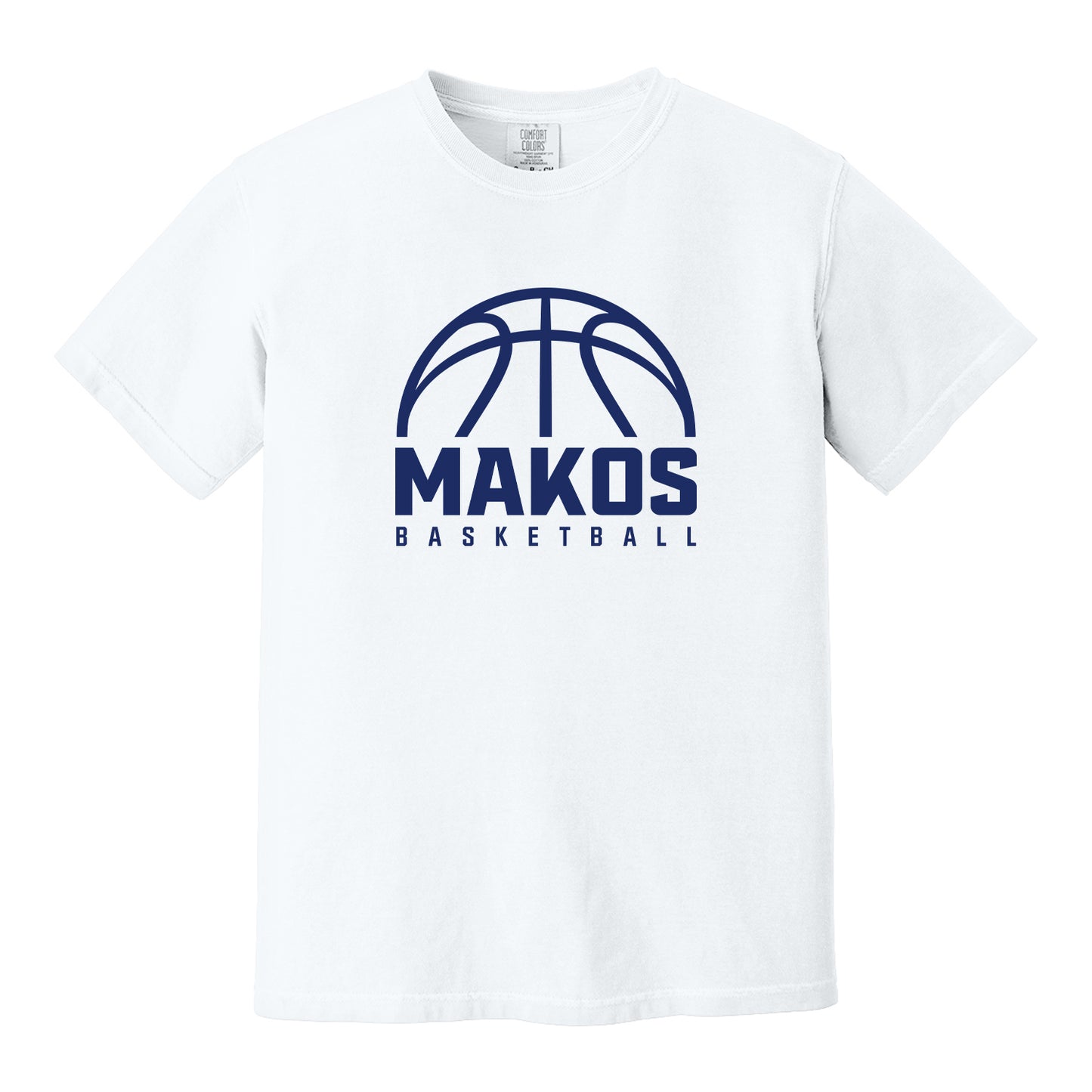 Makos Basketball GameTime Comfort Colors Tee