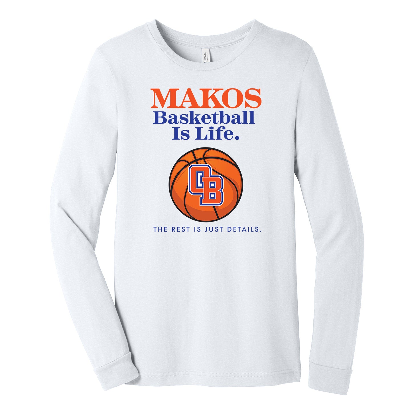 Basketball Is Life Bella Canva Tee