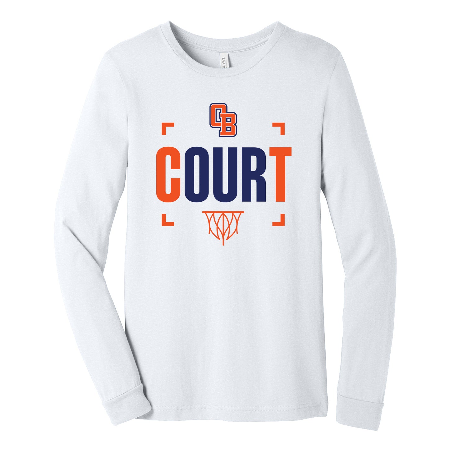Our Court Basketball Bella Canva Tee