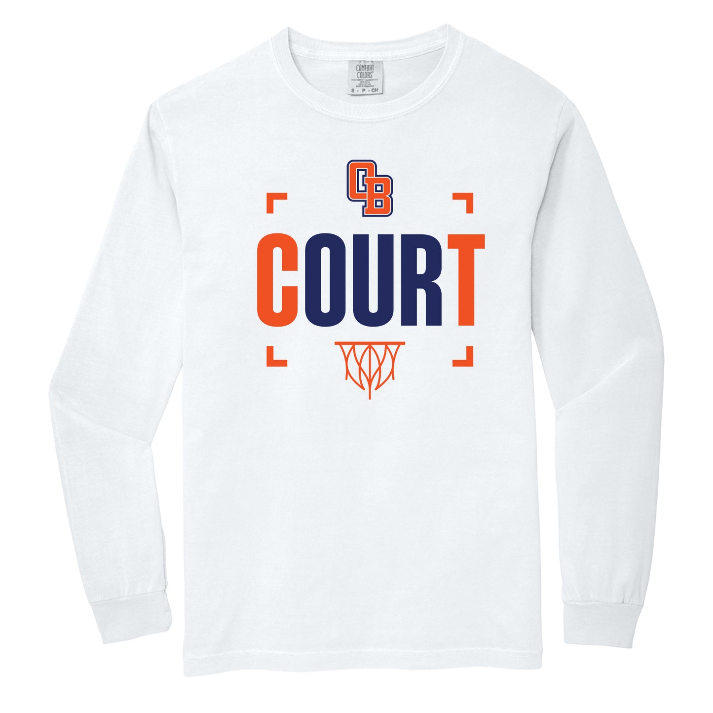 Our Court Basketball Comfort Colors Tee