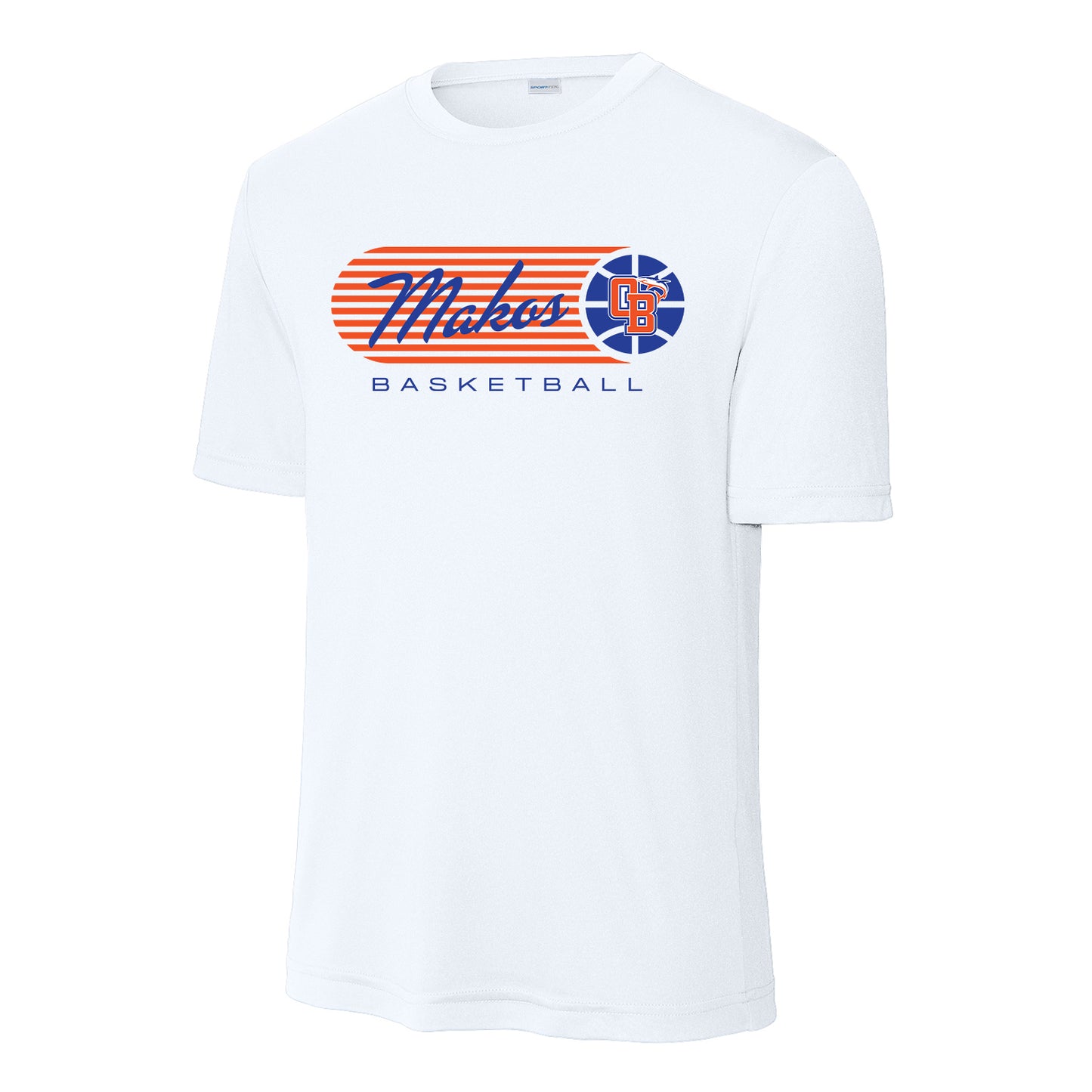 Makos Vintage Stripe Dry Fit Tee